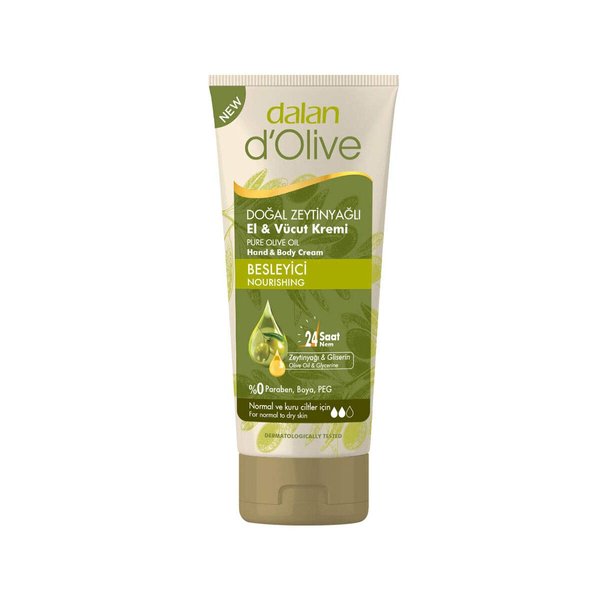 Hand and Body Cream Olive Oil Moisturizing Normal to dry skin Family Size Men Women 8.45 oz or 250 ml