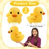 Leyndo 2 Pcs Giant Plush Yellow Duck Huggable Stuffed Animal Toy Soft Duck Stuffed Animals Plush Pillow Animal Dolls for Boys Girls Birthday Gift Party Sofa Decoration Bedroom (11.8 Inch)…