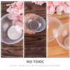 FOMIYES 30pcs Face Mixing Bowl Homemade Facial Bowl DIY Face Applicator Cosmetics Supplies Spa Beauty Tool for DIY Massage Body Transparent S