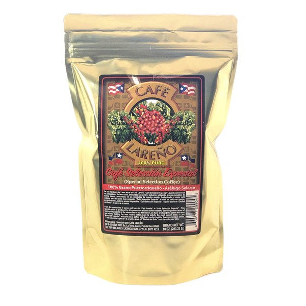 Lareño Special Selection Puerto Rican Arabica Coffee Bean 10 Ounce