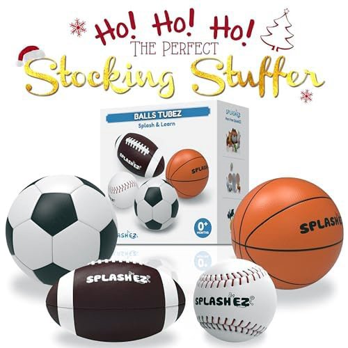 SplashEZ Mold Free Bath Toys for Babies & Toddlers, No Hole Bath Toys, Non Squirting Bath Toys No Mold for Tub, Beach, Pool, BPA-Free, Safe, Fun Infant Baby Bath Toys No Holes 0 1-3 6 12 18 Months