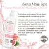 Gena Mani Spa Massage Lotion, for Hands, Feet, and Body Deep Skin Moisturizing, 16 oz