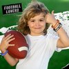 JUNEBRUSHS 42pcs Football Party Favors Silicone Bracelets Rubber Wristbands Accessories for Football Sport Themed Birthday Party Decorations Adults Stuffers Filler Gift Supplies(6 Designs)
