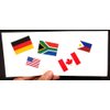 40 Removable Stickers: Canada Flag, Canadian Party Favors, Decals