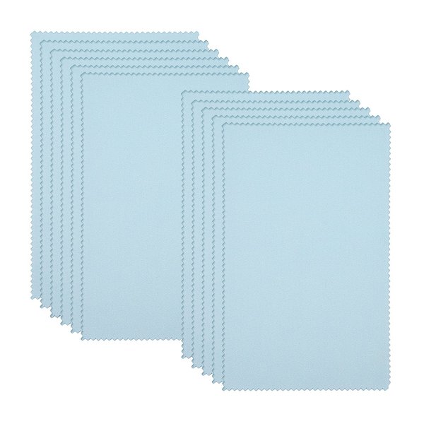 Sunmns 5 x 8 Inches Jewelry Cleaning Cloth Polishing Cloths for Silver Gold Brass, 10 Pieces