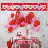Probsin Valentines Day Banner 120" x 20" Decorations Holiday Yard Sign Party Supplies Red Love Heart Cupid Romantic Funny Images Photo Backdrop Poster Hanging Outdoor Gate Decor Fence Door Indoor Wall
