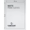Matte Prime Standard-Sized Card Sleeves | 100 Pack of 66 mm by 91 mm Card Sleeves | Premium Quality Card Game Holder | Use with TCG and LCG Games | Yellow Color | Made by Gamegenic