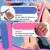 cobee 100 Pcs Nail File Professional Nail Files, 180/240 Grit Nail Files, Double Sided Emery Board Nail Styling Manicure Tools for Women Nail Care(8.5 x 1.3 cm)