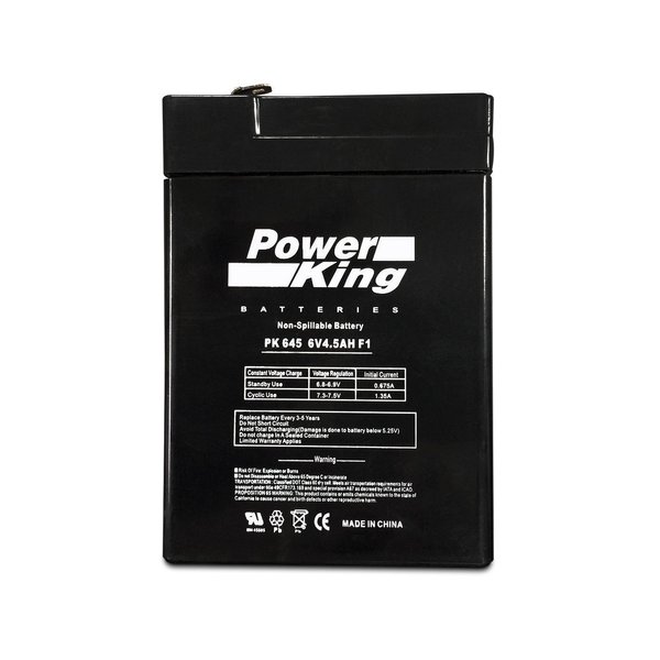 AMERICAN HUNTER Rechargeable Battery 30008 6 Volt Lead Acid 4.5 mAh
