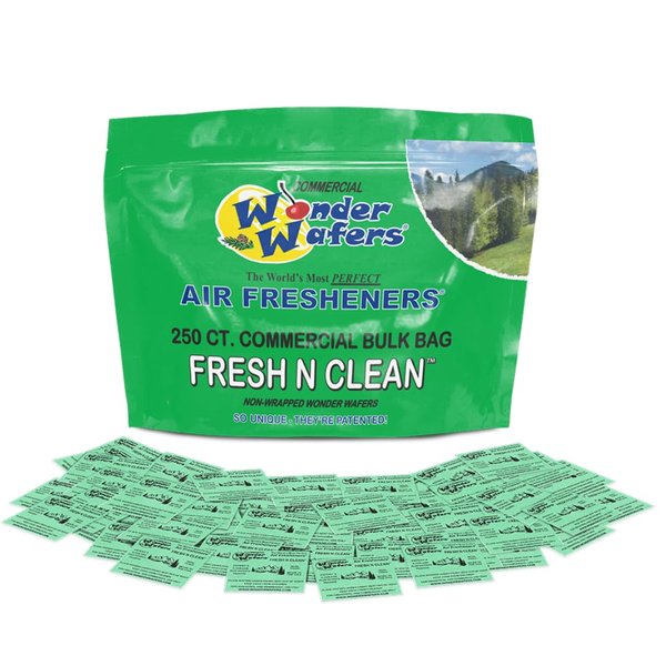 Wonder Wafers 250 Count Unwrapped Automobile Professional Use Air Fresheners Car and Truck Detail (Fresh and Clean)