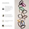 Wild & Stone | Pack of 6 Hair Bands | 100% Biodegradable and Plastic-Free Elastic Hair Ties | 100% Organic Cotton and Natural Plant-Based Rubber | No Crease Ponytail Holder (Black)