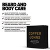 Copper Johns Bar Soap | For Both Beard & Body | Made with Natural Oils and Organic Shea Butter | Wetlands | 5 oz