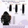 Vallbest 16A 3 Bundles Human Hair Body Wave 22 24 26 Inch 100% Unprocessed Virgin Raw Hair Bundles Full And Thick Remy Hair Extensions Natural Color