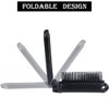 LOUISE MAELYS 6pcs Colorful Folding Pocket Hair Brush Portable Hair Comb for Travel Christmas Gift Idea