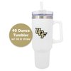 Desert Cactus UCF University of Central Florida Knights Large Insulated Stainless Steel Handle Lid Straw Reusable Double Walled Cup Hot Cold Drinkware Laser Etched (40oz Ounce Rally Tumbler Design B)