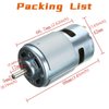 775 DC Motor DC 12V - 24V Max 12000 RPM Ball Bearing Large Torque High Power Low Noise Gear Motor Electronic Component Motor 2-Pack（with Bracket）