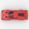 Red Sports Car MOC Building Blocks,Speed Champions Cars Toy Building Sets,City Vehicle DIY Building Bricks for Kids and Adults-197PCS