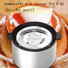 Flanera Stainless Steel Flan Mold 60 oz, Compatible with Instant Pot 6 qt [8qt avail], Mexican Design Flanera Flan Maker, Flan Pan, Moldes para Flan - Flaneras Moldes con Tapa
