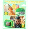 Kids Camera Instant Print, 20MP 1080P Ink Free Instant Print Camera for Kids, Dinosaur Instant Camera for Kids Aged 3-10, Toddler Camera for Kids Christmas Birthday Gifts (Green)