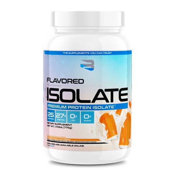Believe Supplements - Flavored Isolate (Orange Vanilla Ice Cream)