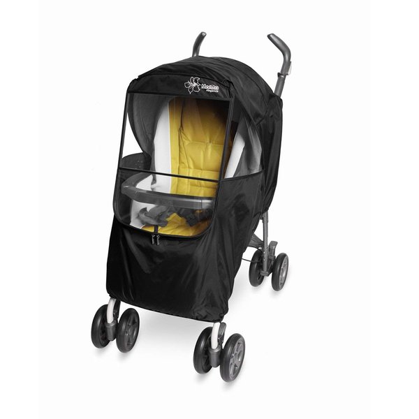 Manito Elegance Plus Stroller Weather Shield/Rain Cover, Black