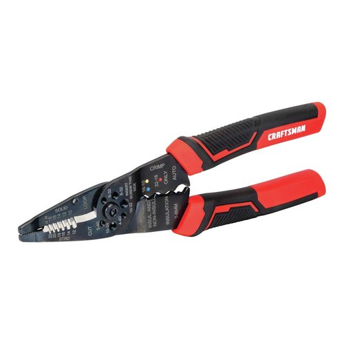 CRAFTSMAN CMHT81714 8" WIRE STRIPPER, CUTTER, CRIMPER