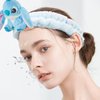 CNEISEJK Stitch Headband Scrunchie Shower Spa Makeup Head Wraps Stitch Hair Clips Plush Elastic Hair Band Hair Decorations for Girls Women (SDZ HA 2404)