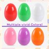 AOMINGGE Plastic Easter Eggs Surprise Toys Colorful Eggs, Crafts Basket Stuffers for Party Hunt Games (12)