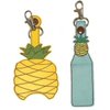 Pineapple Hand Sanitizer Holder and/or Lip Balm Holder