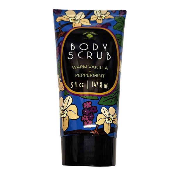 Bolero Body Scrub Warm Vanilla & Peppermint 5fl oz, 147,8ml (1 piece)