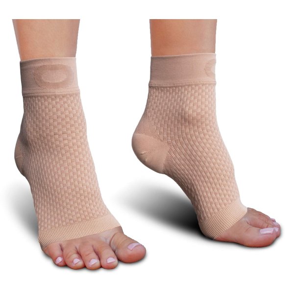 Plantar Fasciitis Socks with Arch Support for Men & Women - Best Ankle Compression Socks for Foot and Heel Pain Relief - Better Than Night Splint Brace, Orthotics, Inserts, Insoles