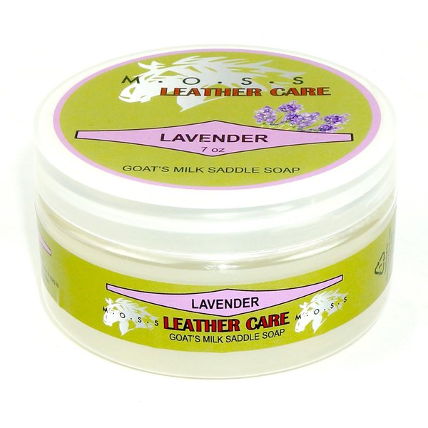 Nunn Finer M.O.S.S. Goat's Milk Saddle Soap - 7 Ounce (Lavender)