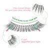 Lashes Natural False Eyelashes Soft Wispy Lashes Faux Mink 11mm False Lashes Chiref Fluffy Curly False Eyelashes Natural Look Lashes 3D 5 Pairs K02-Pure