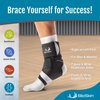 BioSkin TriLok Ankle Brace for Women & Men - Ankle Brace for Sprained Ankle, Plantar Fasciitis Relief, Foot Arch Support, Peroneal Tendonitis Relief, & PTTD Support, HSA or FSA Eligible