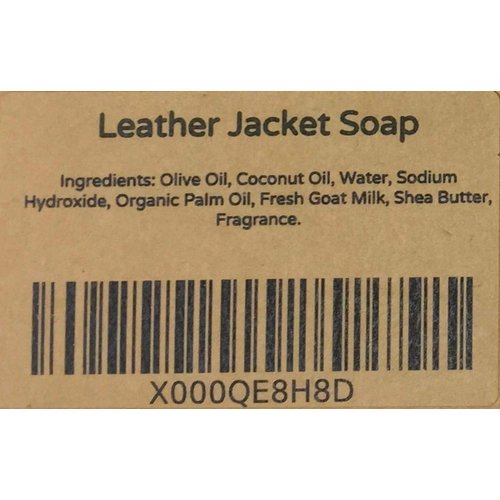 YANKEETRADERS, Leather Jacket, Goats Milk Soap - All Natural Handmade Soaps for Men, 2 Pack