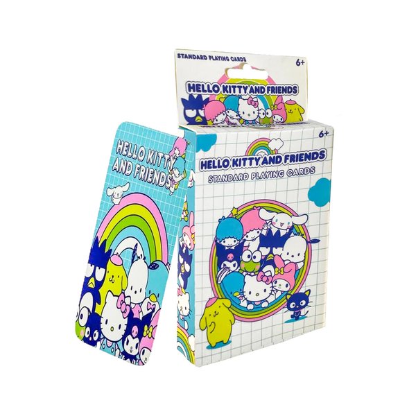 Hello Kitty Playing Cards, 52 Standard Playing Card Deck, Kuromi, My Melody, Keroppi Playing Cards, Kawaii Kitty Officially Licensed (US Version)