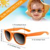 MIAHART 40 Pack Neon Sunglasses Bulk for Kids Glasses Party Favors for Summer Beach Pool Party Carnival Prizes Birthday Party Supplies, 10 Bright Color