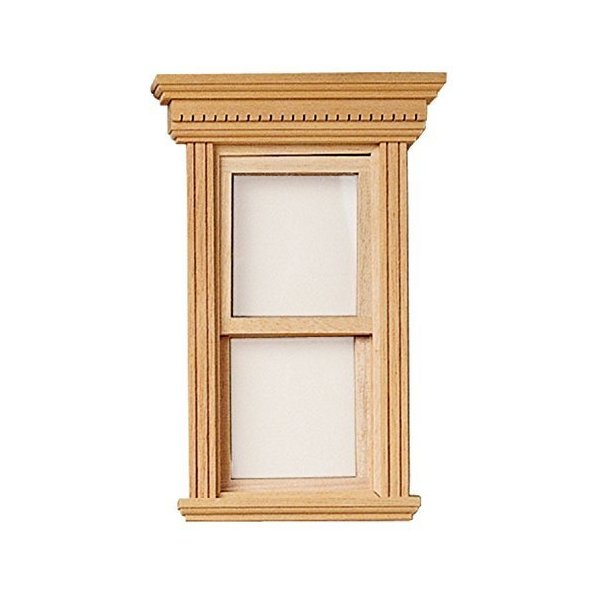 Dollhouse Miniature 1/2" Scale Yorktown Non-Working Window