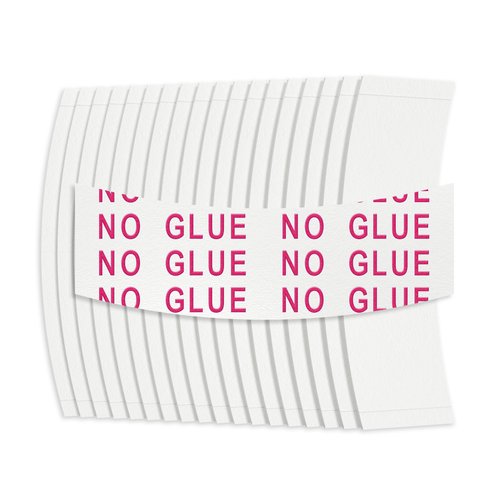 Sunshine Tape No Glue Hairpiece Wig Tape (72 Pieces) - Back Curve - Double Sided Adhesive Tape for Toupee Lace Front Wig Strong Hold Waterproof Strips