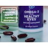 Heyedrate Triglyceride Omega 3 Fish Oil for Healthy Eyes – Supports Healthy Eyes with Optimal Ingredients - Easy to Swallow, Burpless Softgel Supplement - EPA, DHA, & Omega 7 Fatty Acids - 90 Count