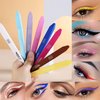 White Liquid Eyeliner Pen,Colored Waterline Eye Liner Waterproof Smudgeproof,High-Pigmented Long-Lasting Eyeliner,Smooth Ultra Fine Easy to Color Eye Liner Makeup Delineador De Ojos Contra El Aguas-08