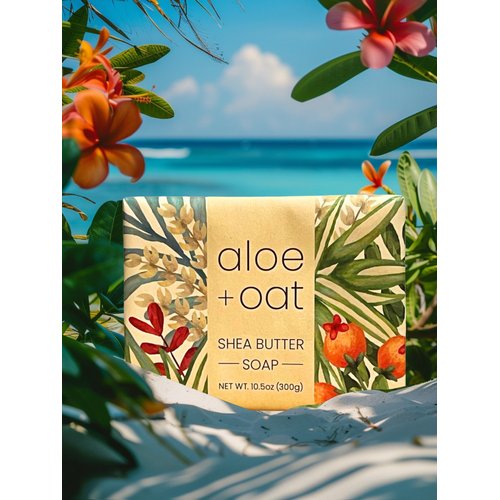 Greenwich Bay Trading Company Aloe Oat Soap Bar, 10.5 oz