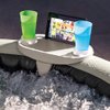 Intex 28520E Tablet Mobile Phone Spa Tray Accessory with White LED Light Strip and Cupholders for Smart Phone or Tablet, White