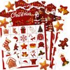 JULMELON 24 Players Christmas Games Xmas Card Games Card for Family Class Group Activities Christmas Party Favor Supplies