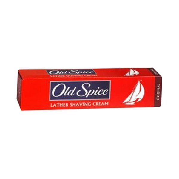 1 Original Old Spice Lather Shaving Cream Tube 70gms