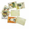 Yueton 32 Pcs 1 Set Vintage Retro Old Europe Dancing Travel Advertising Album Postcard Greeting Post Cards for Collecting