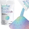 Hemway Glitter Paint Additive Glitter Crystals for Acrylic Paint, Interior & Exterior Walls, Wood, Varnish, Furniture, Matte, Gloss, Satin, Silk - 100g / 3.5oz - Silver Holographic
