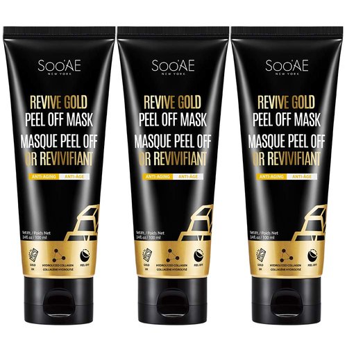 Soo Ae Revive gold peel off mask, 3 Count