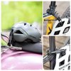 ROCKBROS Motorcycle Helmet Lock, Bike Helmet Lock, 4 Digit Little Cable Lock, Retractable Luggage Lock, Stroller Lock, Black, 2Pcs