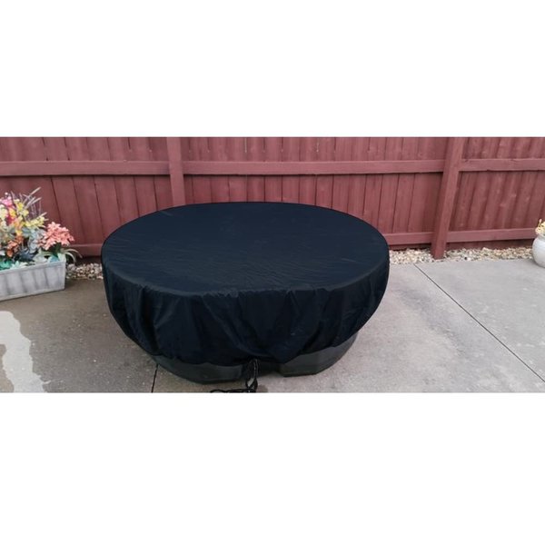 StorMaster Waterproof Stock Tank Cover for 150 Gallon Rubbermaid Stock Water Tank Pool Pond Cover Ice Bath Hot Tub Cover Oval